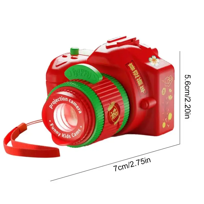 Kids Video Camera Children Early Education Projection Camera Night Light Toy And Party Decor Ornaments Festive Party Favor And