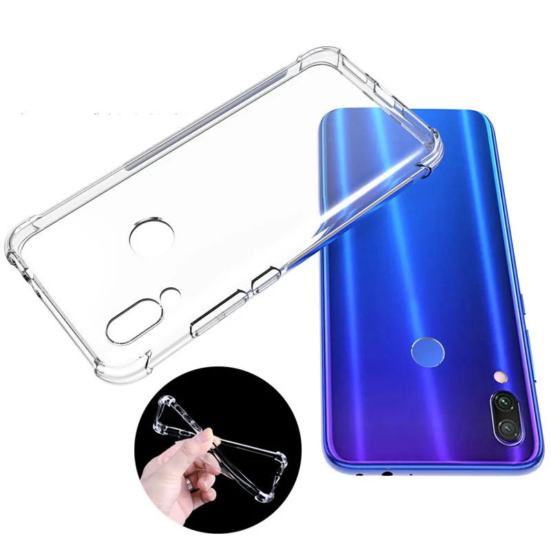thumbnail image 1 of Anti-knock Phone Case For Xiaomi Redmi Note 5 6 7 8 9 9s 10s 10 Pro 4A 5A 6A 7A 8A 9A 9C NFC 8T 9T 5 Plus Clear Cover case, 1 of 4