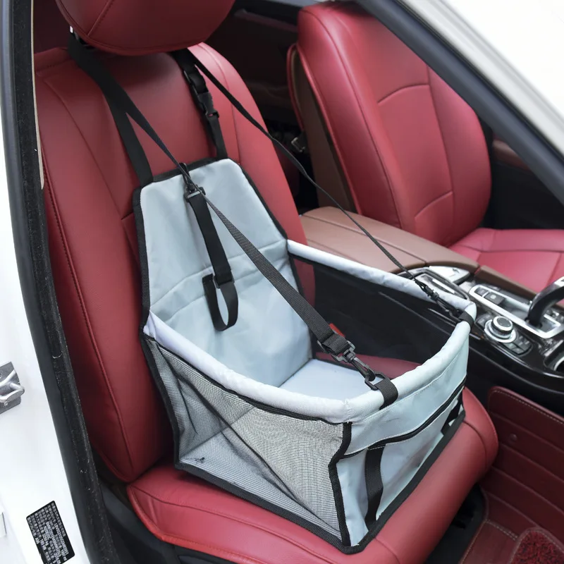 Car Pet Seat Removable and Washable Hanging Bag Waterproof Dog Mat Dog Kennel Cat Kennel Safety Seat Pet Bed Car Mat 1 Pc