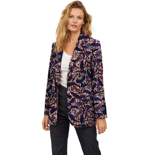 Amaka Long Sleeve Print Jacket - Image 5