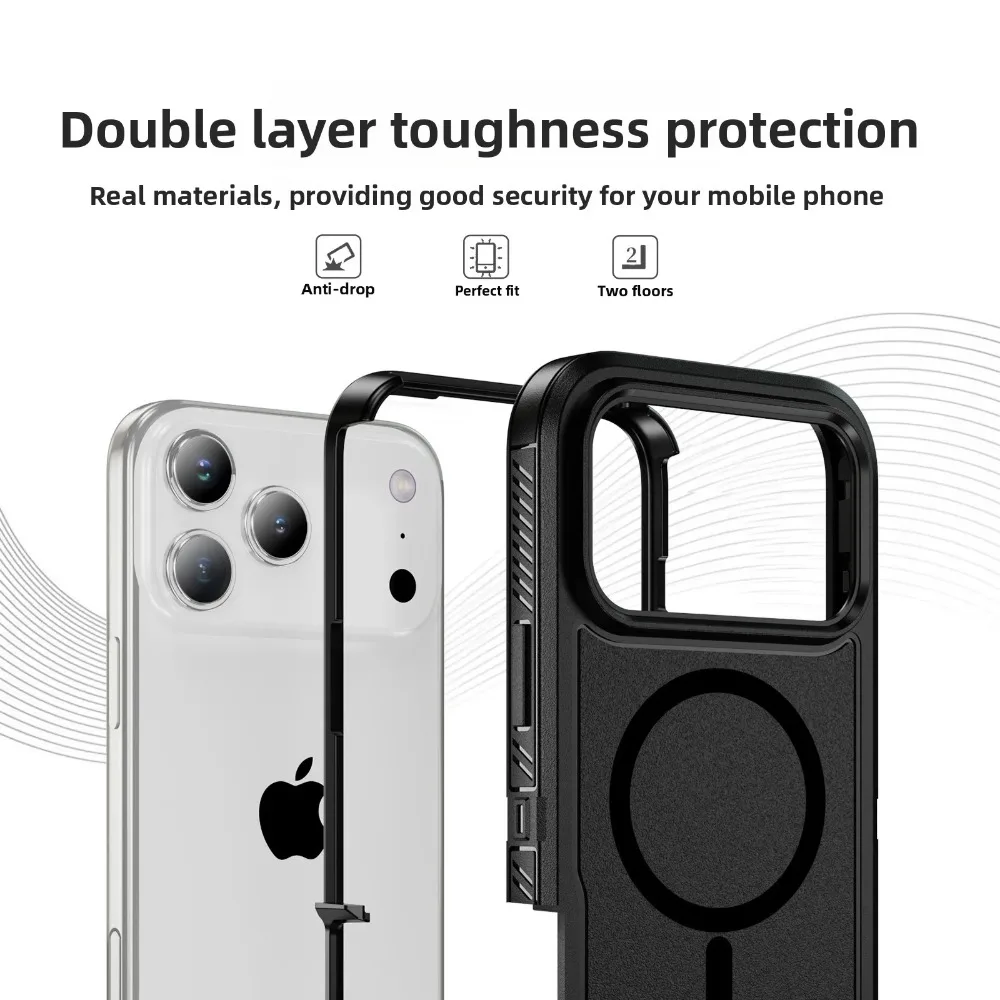 Rugged Heavy Duty Anti-Slip GripArmor Case with Magnetic Charging Compatibility