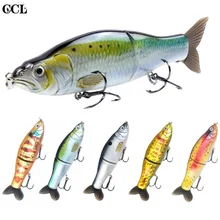 

CCLTBA Sinking Fishing Lures 165mm 62g Glide Shad Wobble Soft Tail Artificial Bait ABS Hard Body Swimbait Fishing Tackle