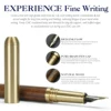 STONEGO Handcrafted Wood Fountain Pens, Vintage Fountain Pen, Medium Nib, Includes 4 Ink Cartridges and Ink Refill Converter 3