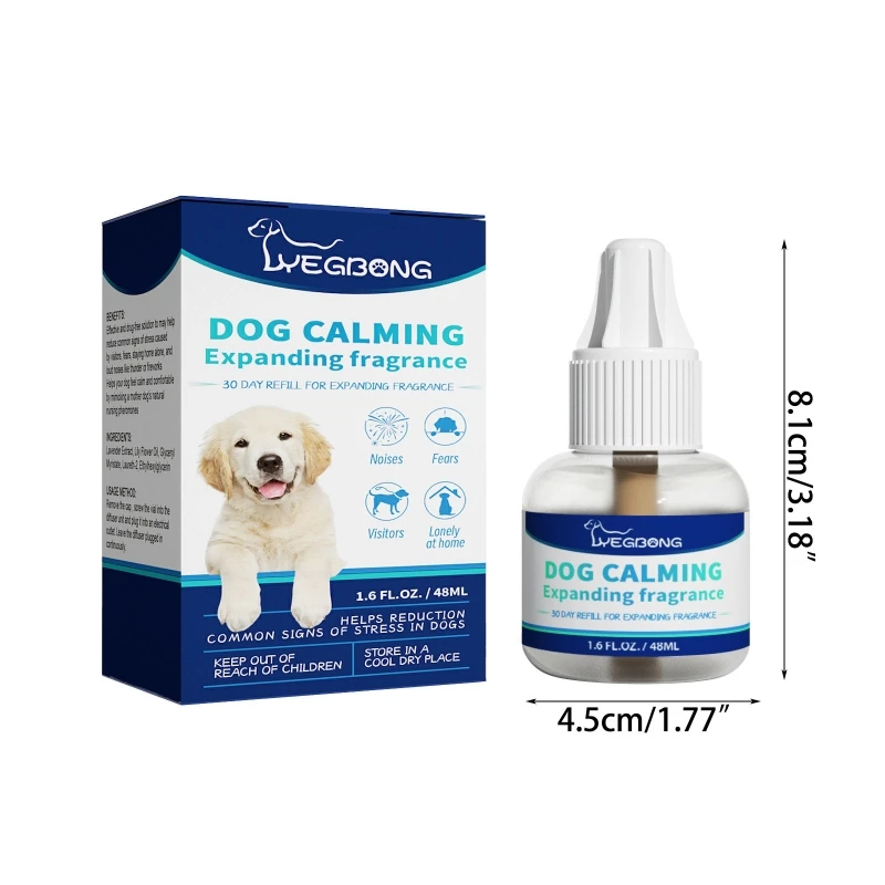 Calming Diffuser Dog Calm Liquid Remedies Calm Down Pet Anti-Barking Liquid