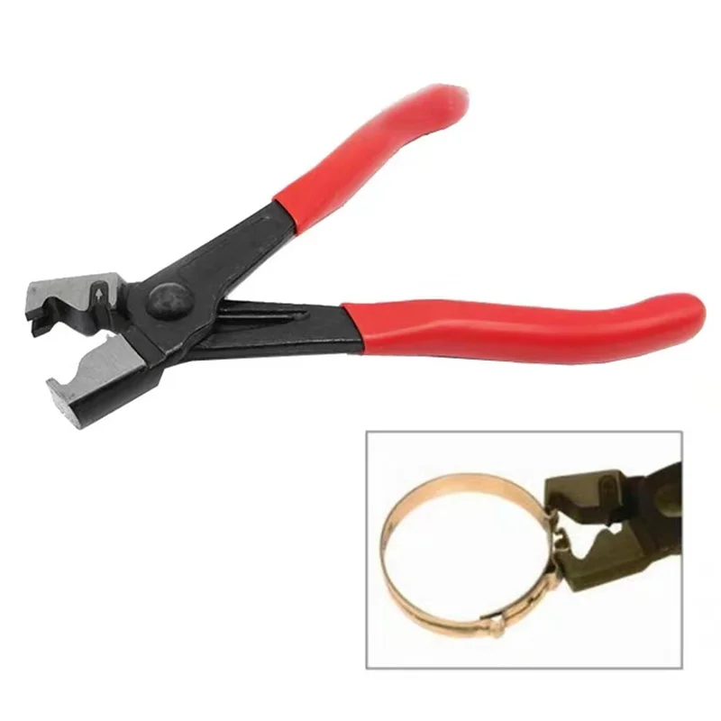 

1pc Car Hose Oil Hose Crimping Plier R Type Collar Hose Clip Clamp Pliers Water Pipe Clamp Calliper Car Repair Hand Tool