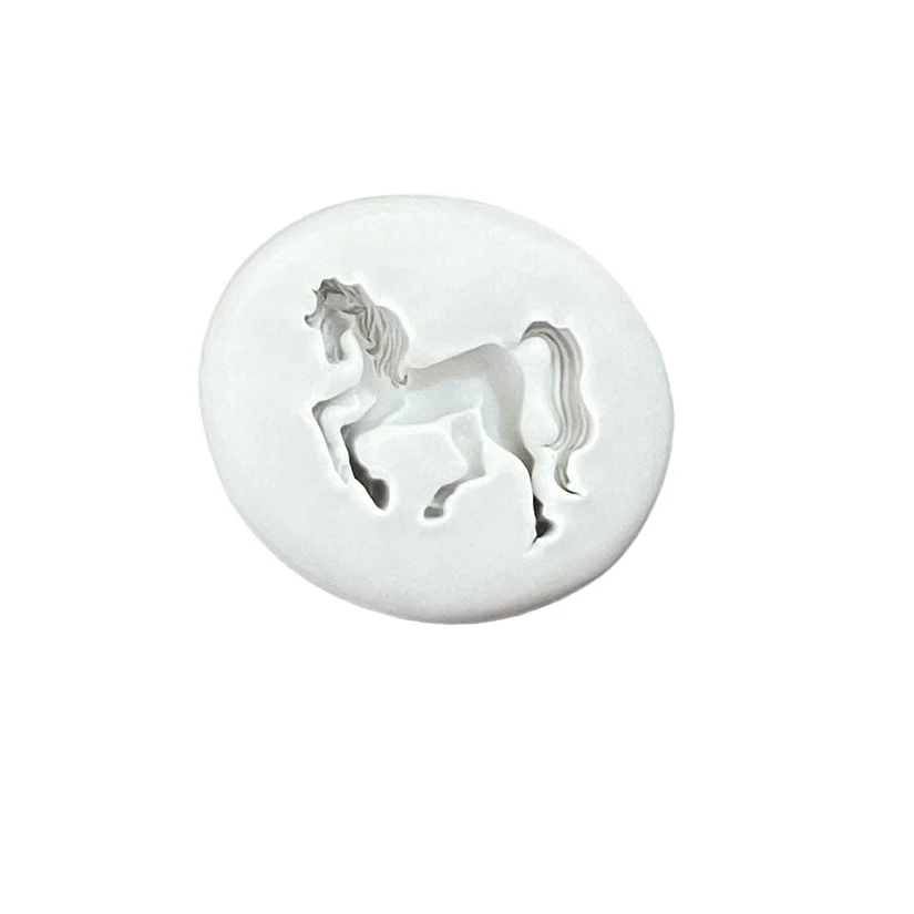 Pferd Silikon Kuchen Backform Sugarcraft Schokolade Cupcake Harz Werkzeuge Fondant Dekorieren Werkzeuge – Detail 8