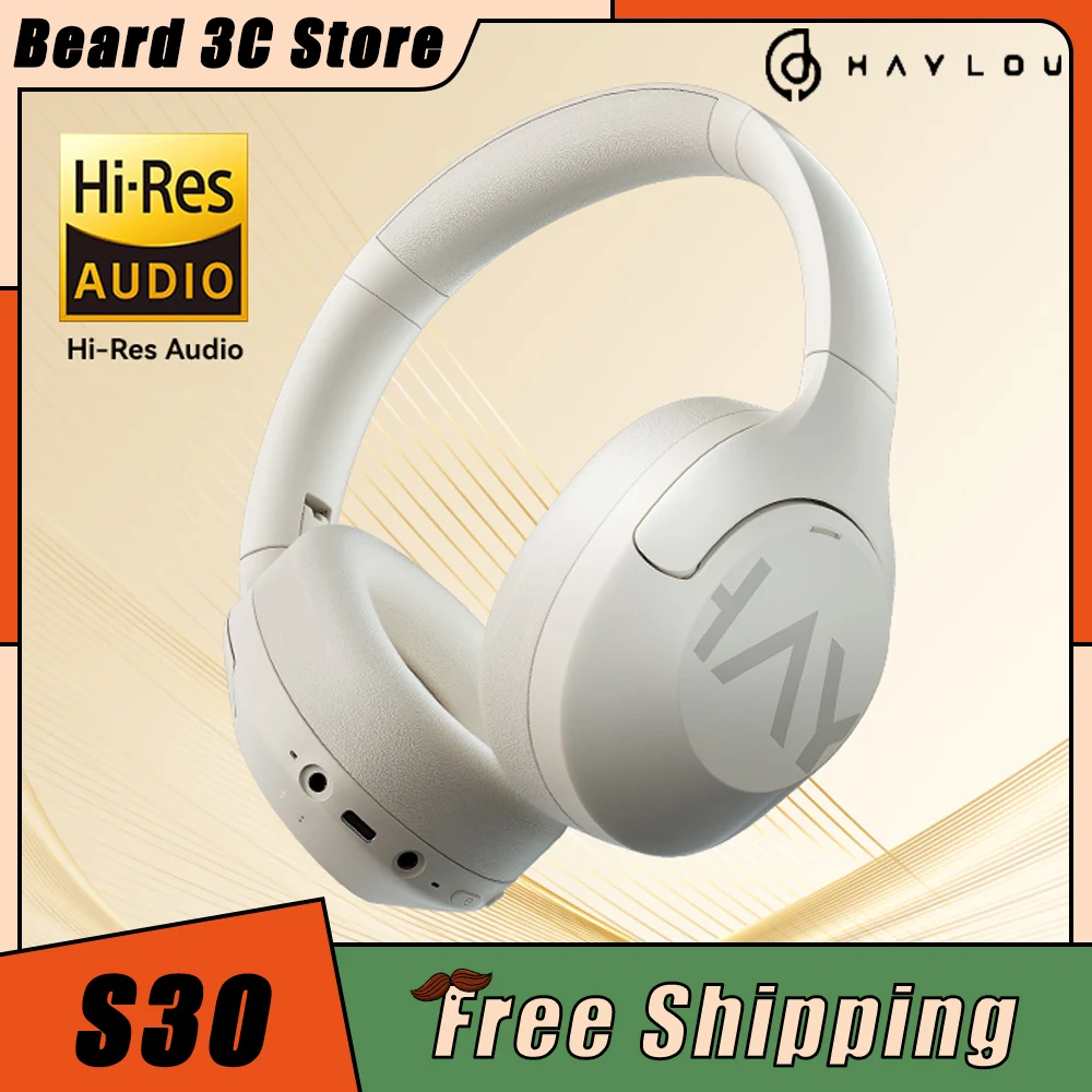 

HAYLOU S30 Bluetooth Headset Headphones Adaptive Noise Reduction Low Delay HIFI E-sports Earphone Ergonomics Pc Gamer Mac Gifts