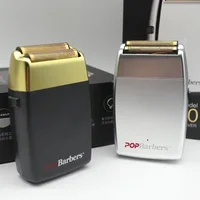 11000 RPM POP Barbers P620 Men's Electric Shaver Double Foil USB Professional Barber Machines Hair Trimmer Machine Shaver Male 1