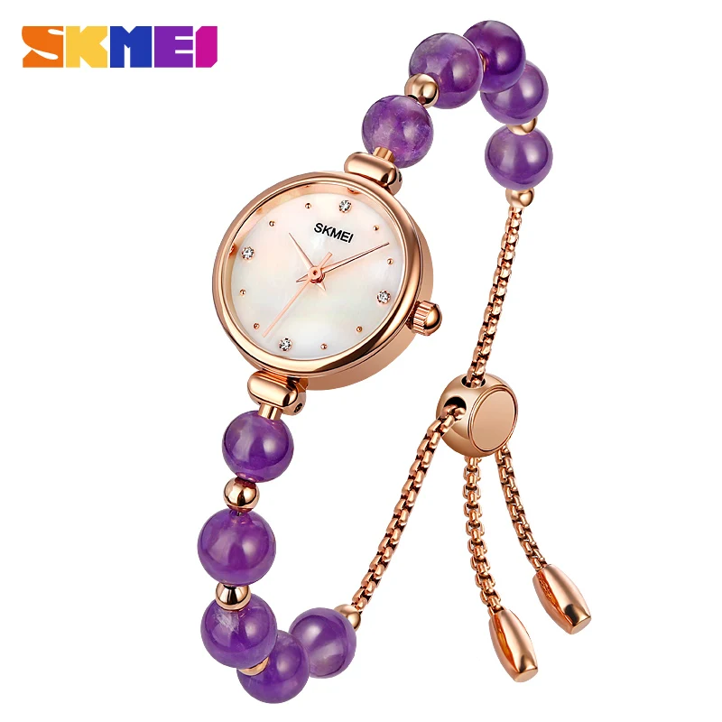 

SKMEI New Romantic Style Quartz Watch Women Fashion Thin Strap Ladies Wristwatches Female Clock 3Bar Waterproof Relogio Feminino