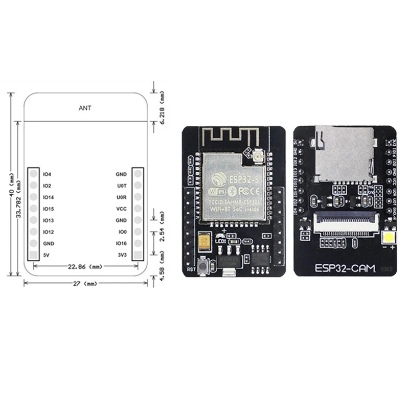 ESP32-CAM  , OV2640 ī޶, ٿδ Ʈ, ,  520KB, 4M PSRAM,  Iot  5V
