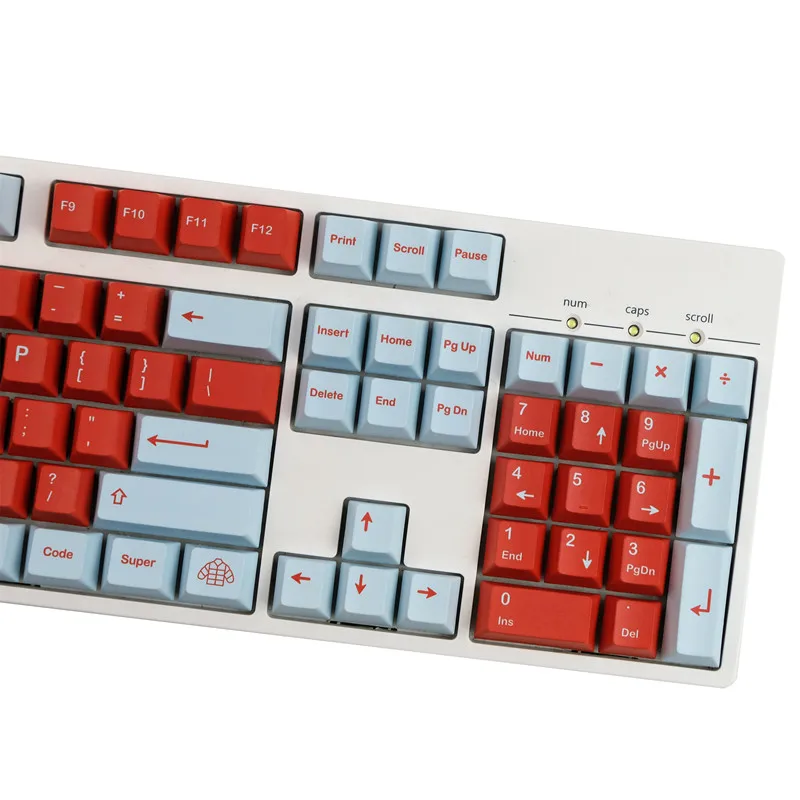 

142 Keys Mountaineering Keycap PBT Cherry Height Sublimation Mechanical Keyboard 1.75u 2u Shift For MX Switchs 61 68 87 96 104