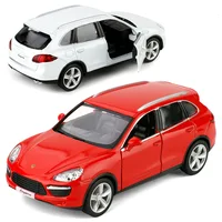 1/36 Porsche Cayenne SUV Toy Car Model For Children 5'' RMZ CiTY Diecast Sport Miniature Pull Back Collection Gift For Kid Boy 2