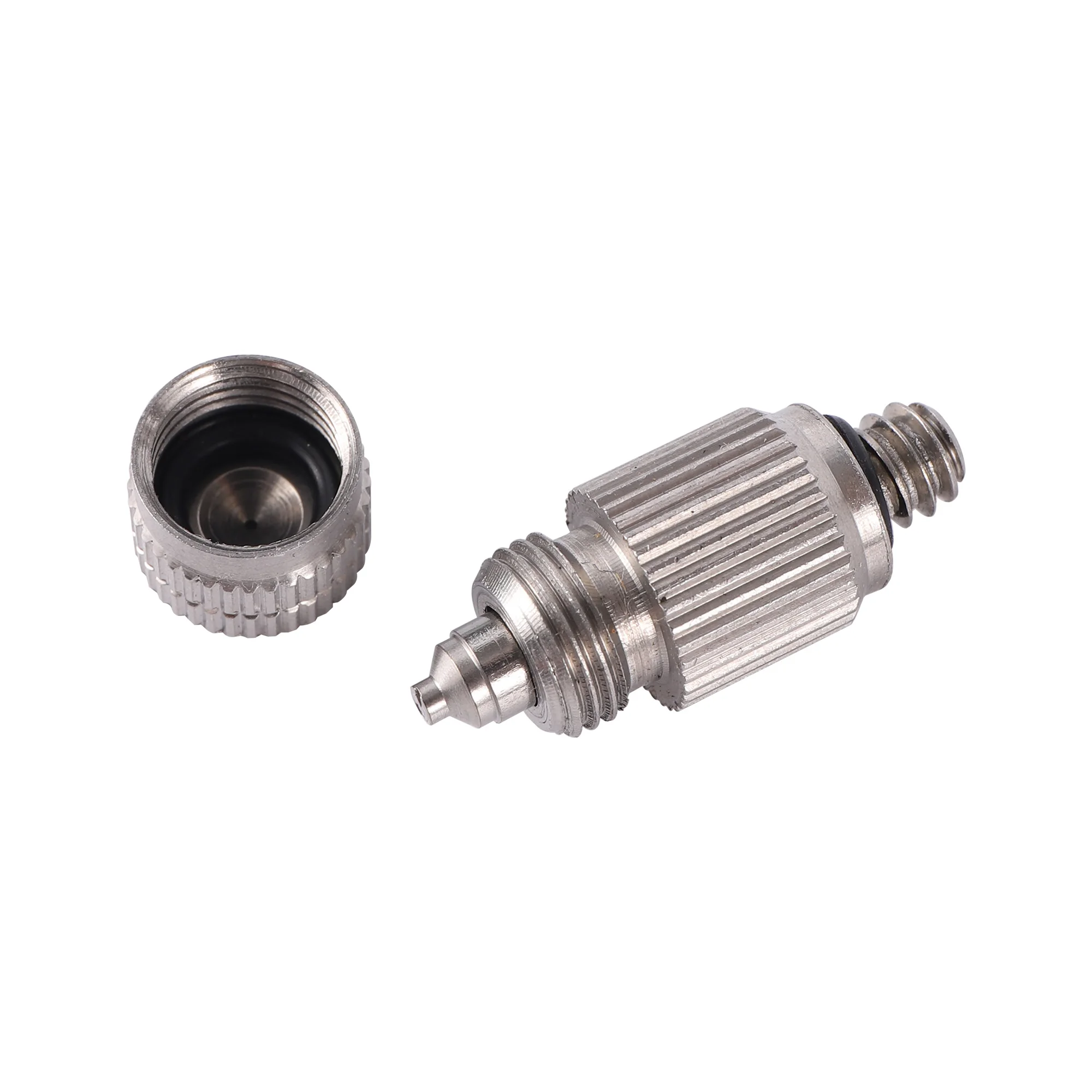 3Pcs 3/16" Thread High Pressure 304 Stainless Steel Spray Nozzle 0.1~0.5mm Garden Irrigation Humidification Dust Removal Nozzle