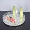 Mirror Cosmetic Plate, Round Glass Perfume Plate, Suitable for Dressing, Jewelry and Cosmetics Storage, Gift Home Decoration 4