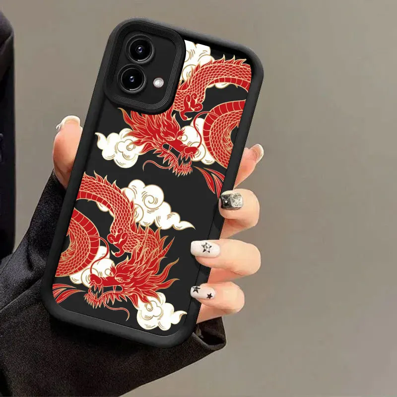 Dragon Pattern Clouds Phone Case Cover