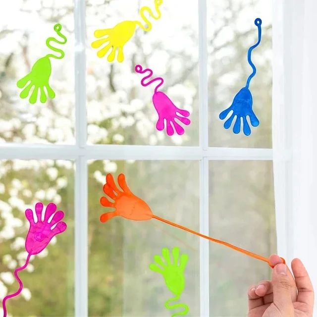 1-30 Pcs Kids Funny Sticky Hands Toy Palm 1