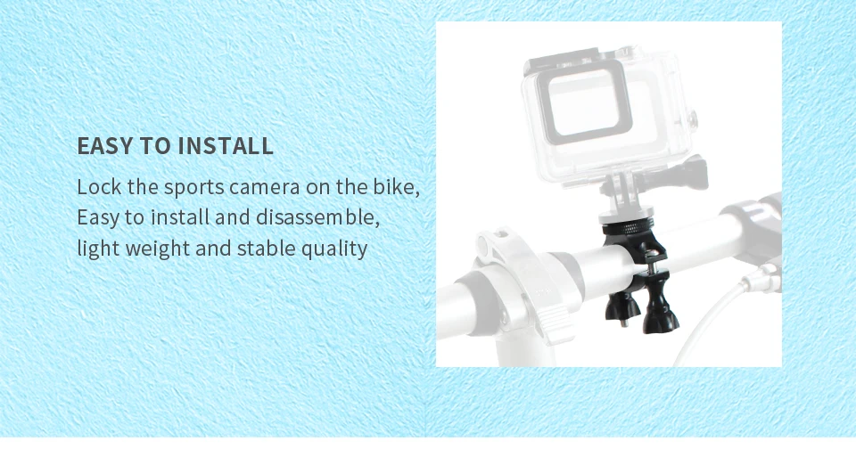 360 Rotation Kugelkopf Motor Fahrrad Lenker halterung Sattelstütze halterung Klemme für Gopro 11 10 9 für insta360 eine Kamera – Detail 27