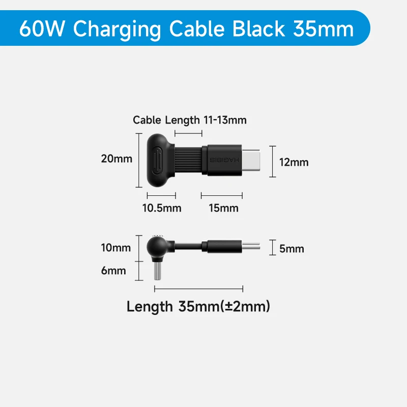 ตัวเลือกสินค้า สายชาร์จ USB-C งอ 90 องศา ชาร์จเร็ว PD 60W
