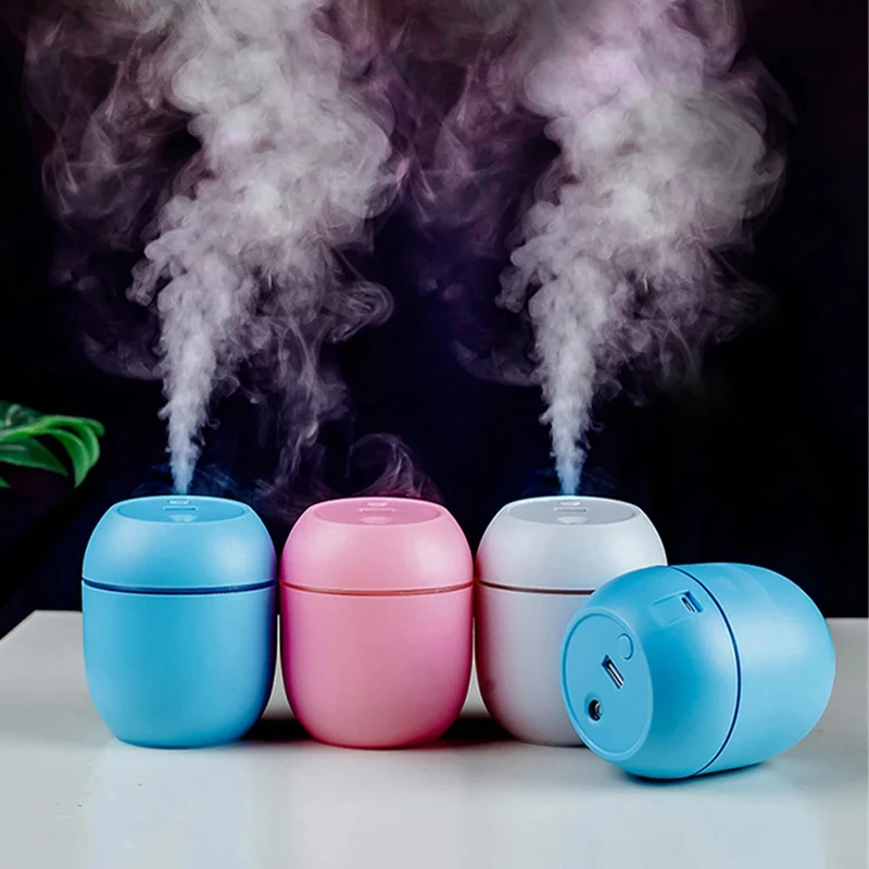 Air humidifier USB Mini Air Humidifier Aroma Essential Oil Diffuser For Home Car Ultrasonic Mute Mist Maker Diffuser with LED Color Lamp