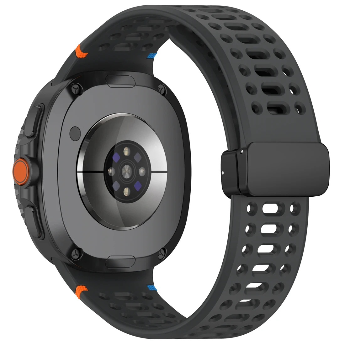 Breathable Silicone Magnetic Wristband Bracelet Strap