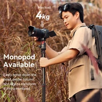 Ulanzi TT31 Claw Quick Release Tripod 2-in-1 Tripod and Monopod with 360° Panoramic Head 180° Revertible Legs for DSLR Camera - Image 4