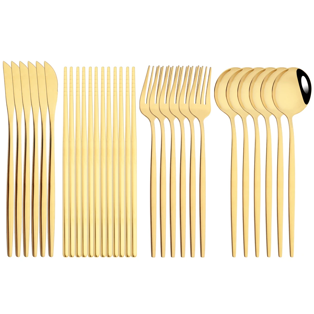 24Pcs Gold