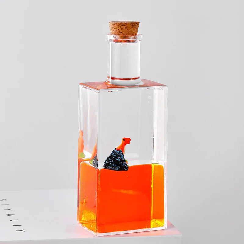 Liquid Ship Floating Ship Bottle Thousand Sunny Liquid Drift Ship Bottle Living Room Decoration