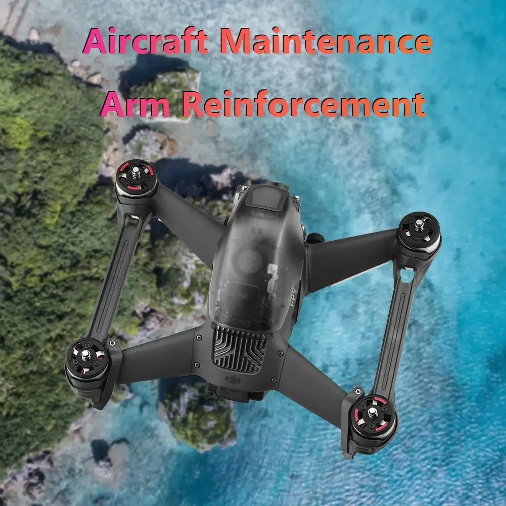Installation du bras de renfort sur un drone DJI FPV, outillage inclus