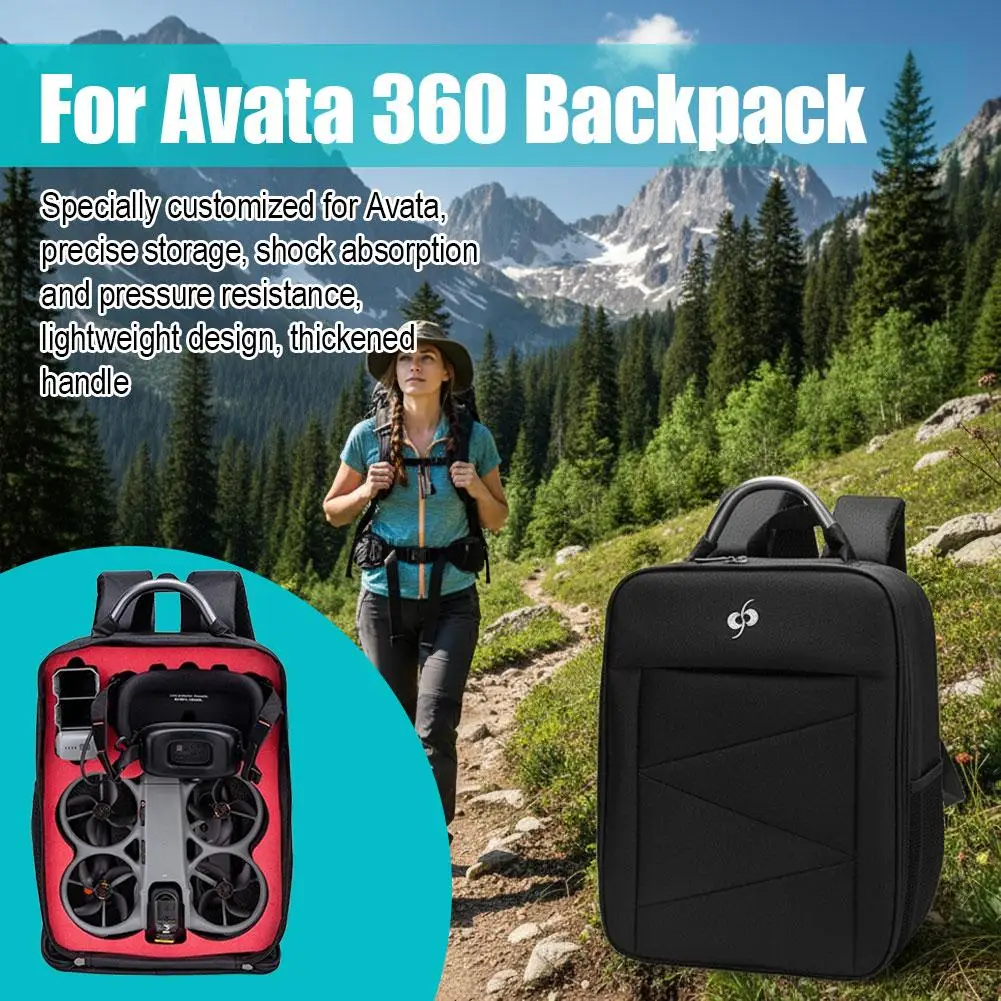Avata 360 배낭 드론 배낭 방수 및 내마모성 옥스포드 천 야외 액세서리 가방