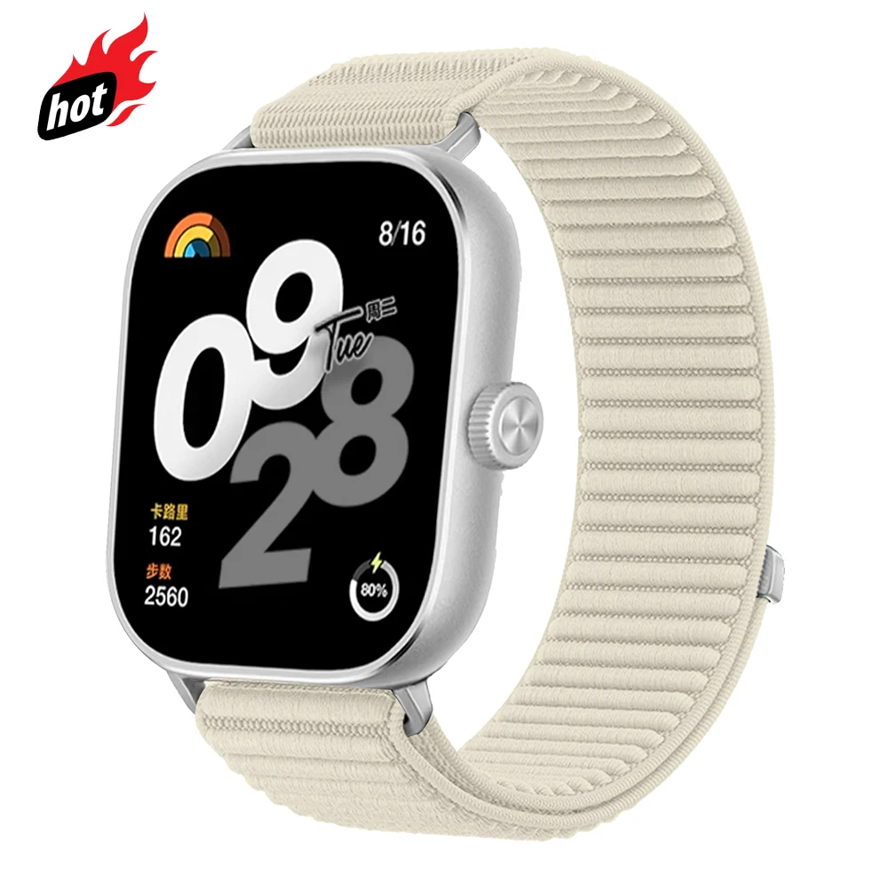 Breathable Nylon Loop Strap Wristband - Smart Watch Accessory