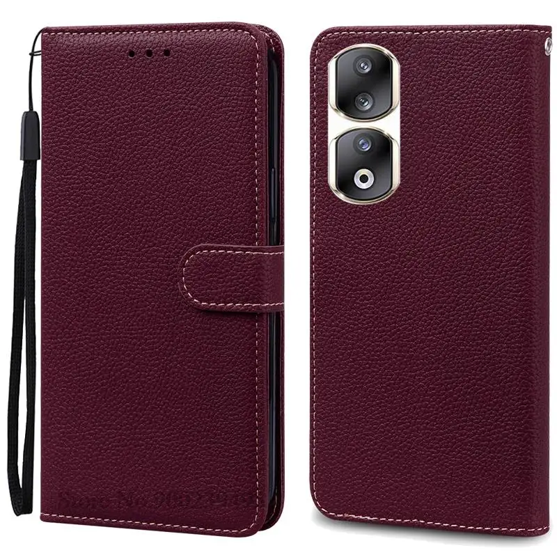 Luxury Leather Flip Wallet Phone Case with Silicone Cover Coque s