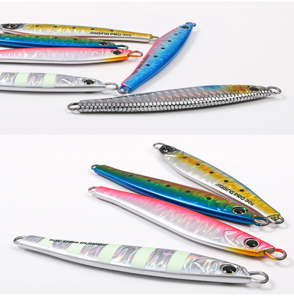JIGGING PRO Jugulo Jig 15g 20g 30g 40g 60g Shore Casting Metall Jig Salzwasser angeln Köder Für Wolfsbarsch Künstliche Köder Tackle – Detail 10