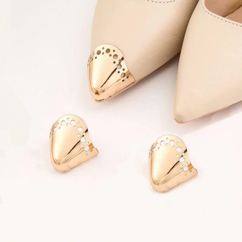 Women's High Heel Metal Toe Cap Protector and Concealer