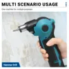 Drillpro Electric Hammer Drill 180W Cordless Hammer Screwdriver Adjustable Head Nail Drill Power Tool for Makita 18V Battery 3