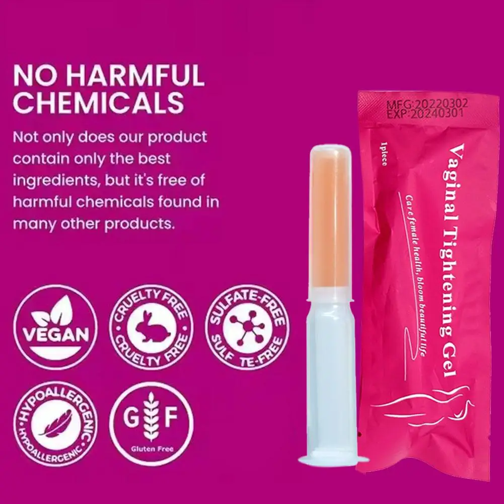 Gynecological gel 5PCS Wet itch gynecological gel long-acting antibacterial antibacterial nourishing yin skin care genital itching odorinflammatio