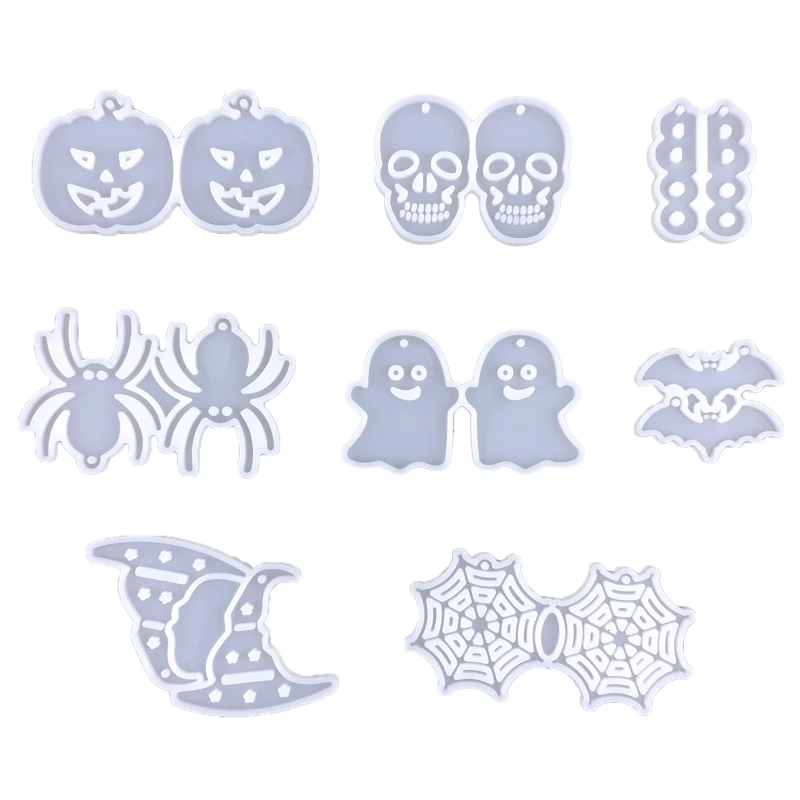

Skull Mold Earrings Silicone Resin Mold for DIY Craft Jewelry Tool