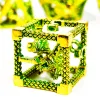 DnD Metal Dice Set - Dragon Hollow Design 7pc Green Zinc Alloy Dice for D&D, Dungeons and Dragons RPG Games 2