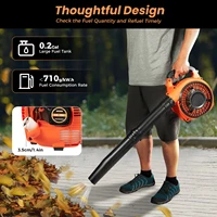 25.4CC  Commercial Handheld Leaf Blower Heavy Duty Gas Powered 2-Stroke Grass Clean Tool Leaf Blower 1