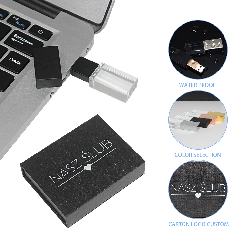 128GB Livre logotipo personalizado Pen Drive 64GB