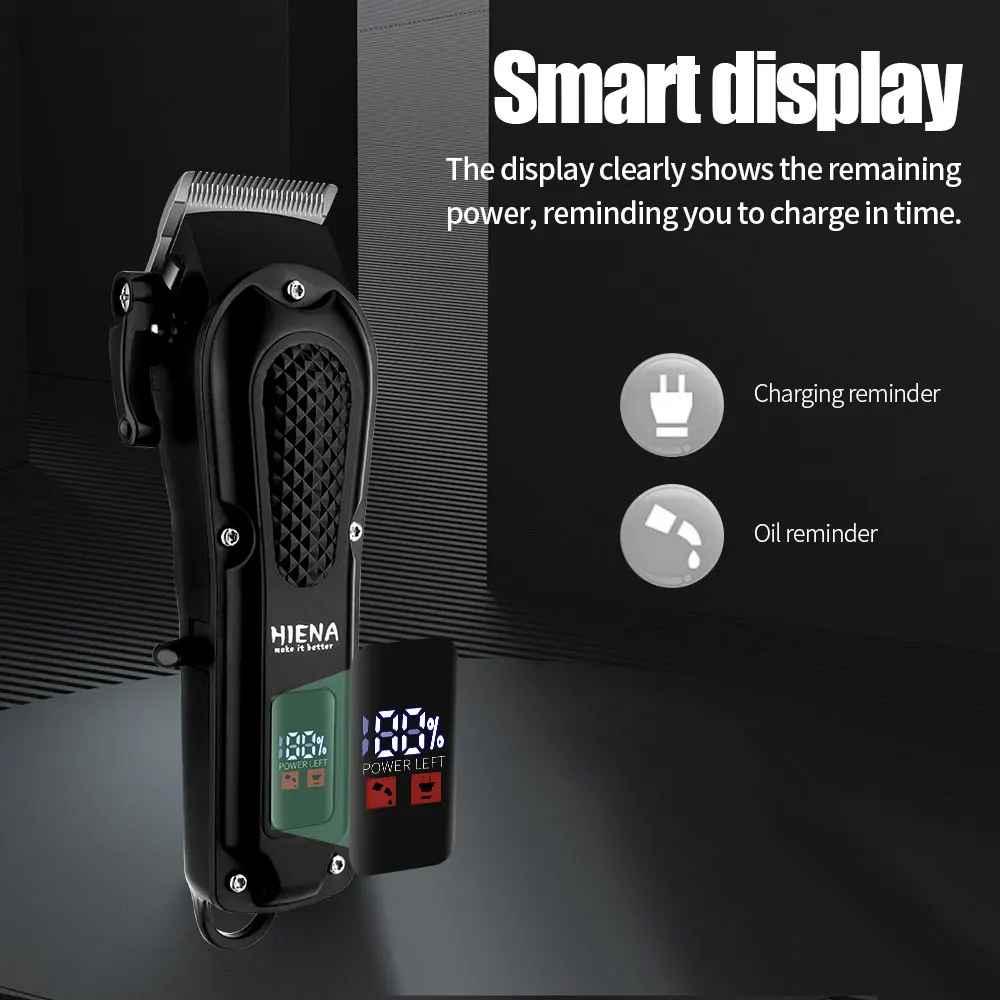 HIENA professional Hair Clipper for Barber shop HYN-212 Electri Hair Trimmers cutting machine men's clippers Shaver appliance