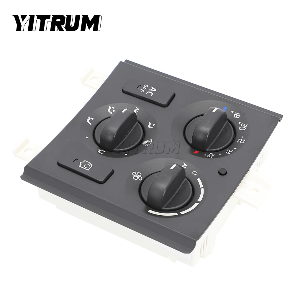 YITRUM 21318121   온도 센서가있는 볼보 트럭 FH12 FH13 용 트럭 에어컨 난방 제어 장치 결합 스위치