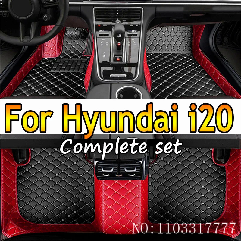 

For Hyundai i20 BC3 2021 2022 2023 5seat Car Floor Mats Dustproof Rug Europe Version Carpets Alfombrillas Coche Car Accessories