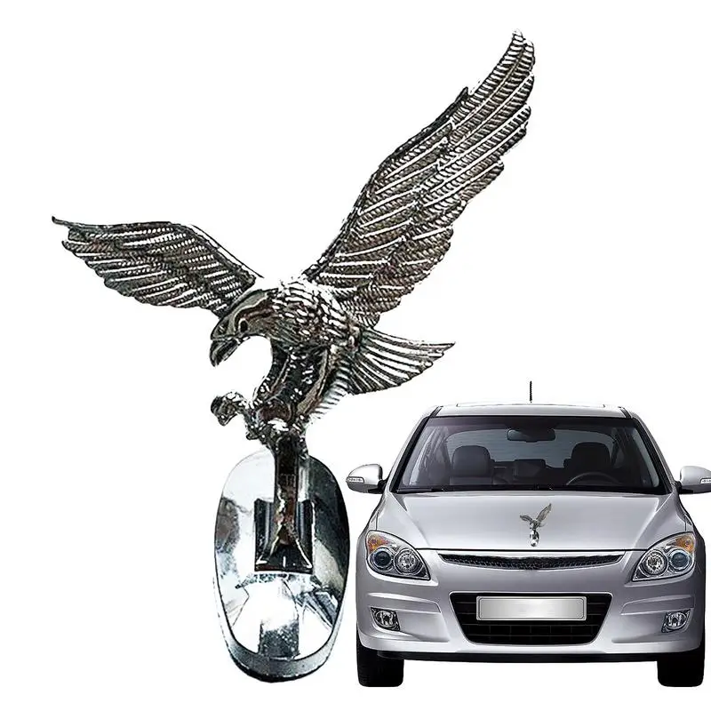 

Eagle Hood Ornament Durable Zinc Alloy Car hanging Pendant 3D Eagle-Shaped Decal Dashboard Ornament Car Interior decoration