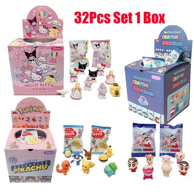 산리오 포켓몬 짱구는 짱구는 피카츄 헬로키티 피규어, 만화 연필 지우개, 학생 용품, 학용품 문구 선물