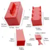 4 Pieces Sand Castle Model Snow Brick Building Maker,Sandbox Play Outside Beach and Snow Toy,Snow Building Block for Children 6