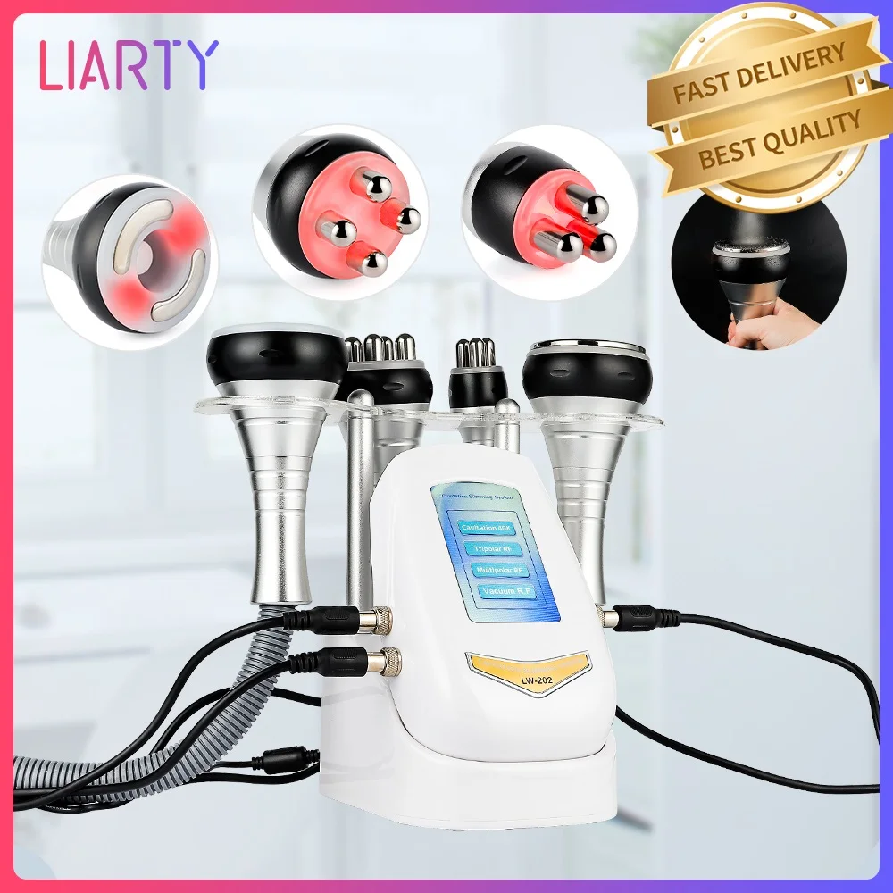 40KHz Cavitation Ultrasonic Body Slimming Machine RF Beauty Massager Facial Skin Rejuvenation