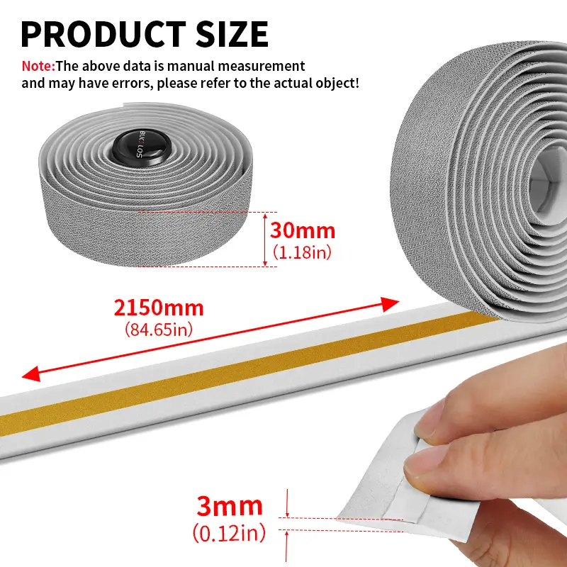 BUCKLOS Non-Slip Bicycle Handlebar Tapes Durable Wear Resistant Bike Handle Wrapper Gravel Road Cycling Bar Strap Racing Bartape - Image 3