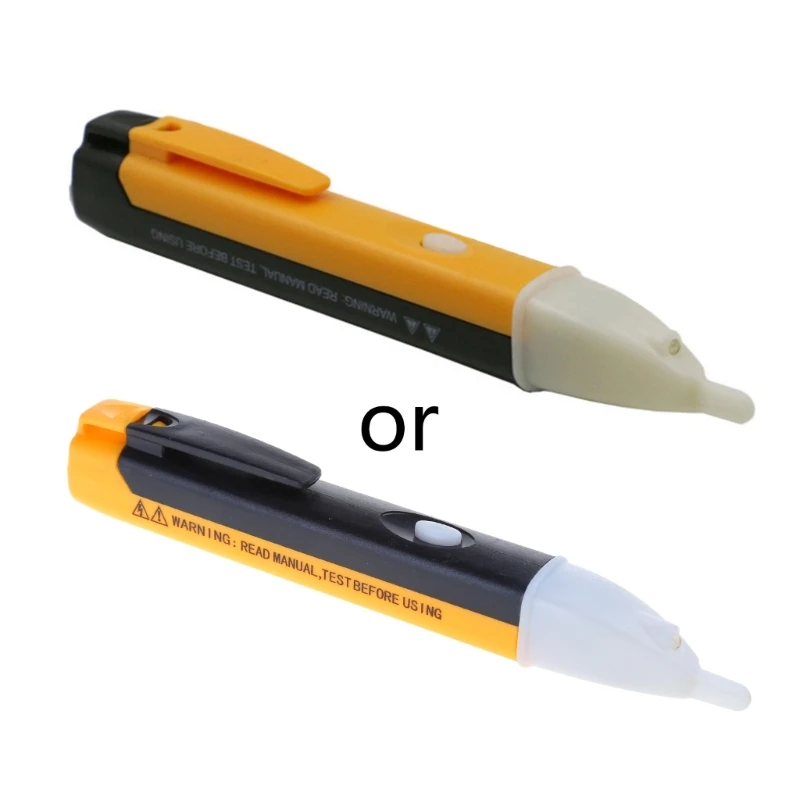 

NonContact Voltage Tester, Pocket-Size, AC90V-1000V, AudibleBeeper,Voltage DetectorsSensor Tester Pen with LED