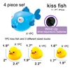 Wind Up kiss fish Baby Bath Toys，Duck Bathtub Toys for Baby Floating Pool Games Water Toys Swimming Bath Toys 4