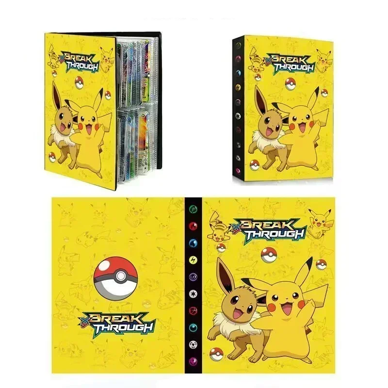 240PCS Pok&eacute;mon Cards Album Book Holder Collection pokemon cards card holder